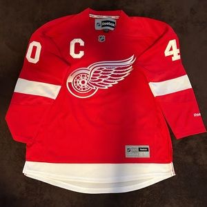 Detroit Red Wings Zetterberg NHL jersey, Reebok size L.